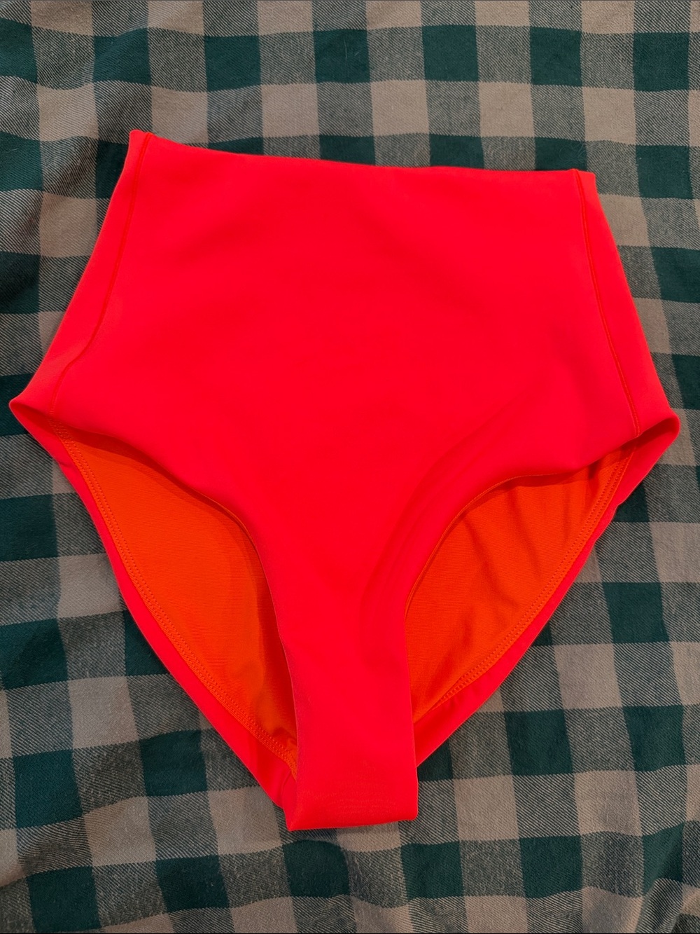 Left On Friday Bright Orange High-Tide Bikini Bottom